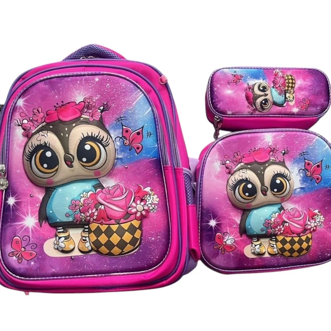 WhatsApp-Image-2024-12-19-at-21.09-Photoroom-1.webp Set De Mochila Ninos Escolar Diseno Buho Rosa - Imagen 1