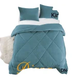 Cobertor De Invierno Plush Con Chiporro 2 Plazas color Verde agua