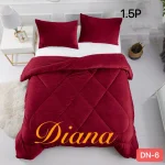 Cobertor De Invierno Plush Con Chiporro Plaza y media color Burdeo - Imagen 2