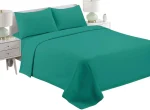 Juego Sabana Polar plaza y media color Verde