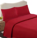 Juego Sabana Polar 2 plazas color Rojo