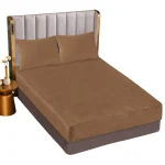 Juego Sabana Polar plaza y media color Cafe