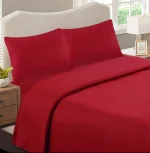 Juego Sabana Polar 2 plazas color Rojo - Imagen 2