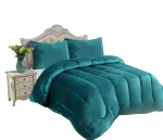 Cobertor De Invierno Plush Con Chiporro Plaza y media color Calipso