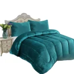 Cobertor De Invierno Plush Con Chiporro 2 plazas color Calipso