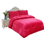 Cobertor De Invierno Plush Con Chiporro 2 plazas color Fucsia