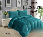 Cobertor De Invierno Plush Con Chiporro Plaza y media color Calipso - Imagen 2