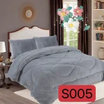 Cobertor De Invierno Plush Con Chiporro 2 Plazas color Gris - Imagen 2