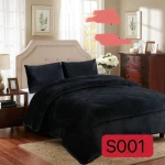 Cobertor De Invierno Plush Con Chiporro 2 Plazas color Negro - Imagen 2