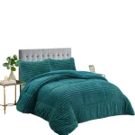 Plumon de invierno Texturizado lineas con chiporro 2 Plazas