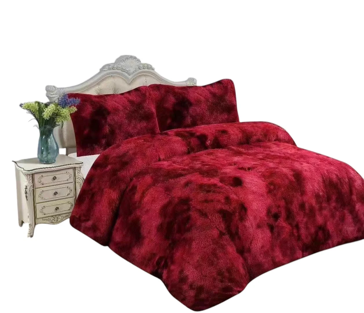 WhatsApp-Image-2025-02-22-at-14-Photoroom-4.webp Plumon de invierno Peludos con chiporro 2 Plazas color burdeo jaspeado - Imagen 1