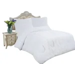 Plumon de invierno Peludos con chiporro 2 Plazas color blanco