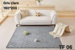 ALFOMBRA JACQUARD DE ALGODON 160X200CM GRIS CLARO - Imagen 2