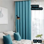 Cortinas blackout pack 2 Panos 140x230 Color Verde Petroleo