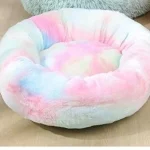 Camas Para Mascotas Anti-estres Peluditas 70 Cm Multicolor