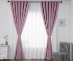 Cortinas blackout pack 2 Panos 140x230 Rosado