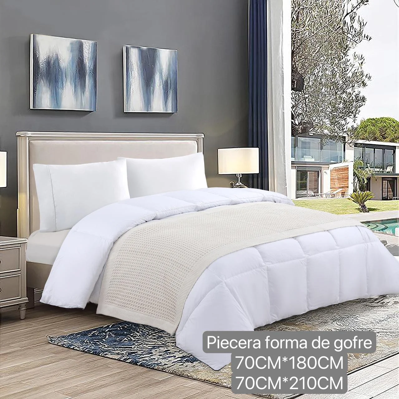 bcfa69c3-fb43-49f3-b92e-976f65cf4d2b.webp Piecera Tejida Crudo 70 x 180 cm - Imagen 1