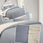 Cubrecama Quilt con chiporro unicolor King color a eleccion