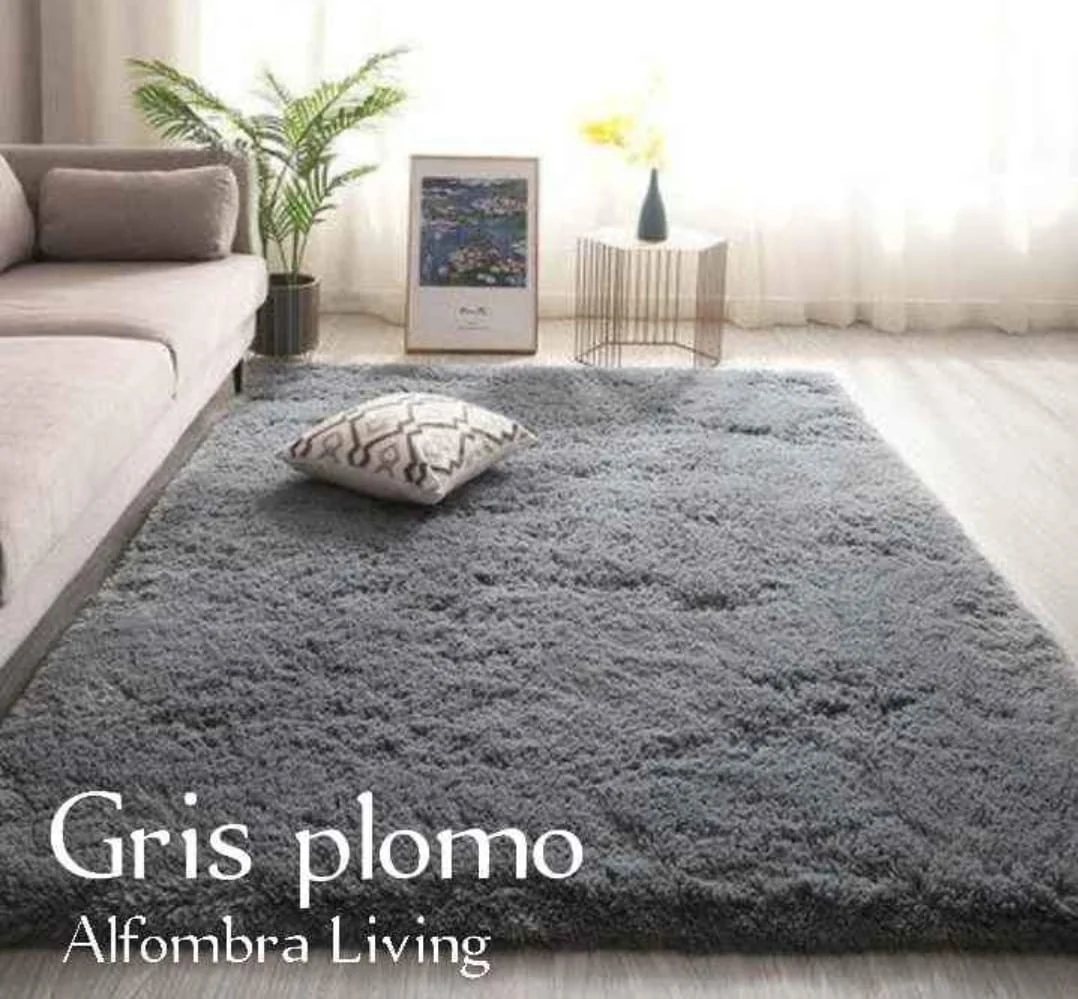 c3228e45-e90c-4414-9995-a7a9da4256a8-1-1.webp Alfombra Peludas Livianas 200x240 cm Gris oscuro - Imagen 1