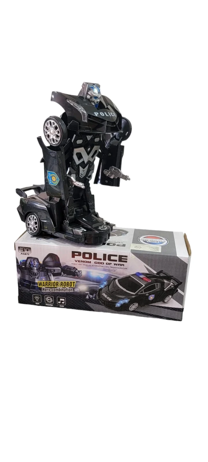 cf28c335-3c4a-4501-afde-70483b57f7f7-1.webp Juguete Armable Robot Transformer police Auto-robot Infantil - Imagen 1