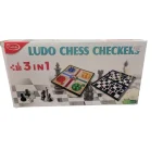 Juego De Mesa Magnetico 3 En 1 Ludo Damas Ajedrez - Imagen 2