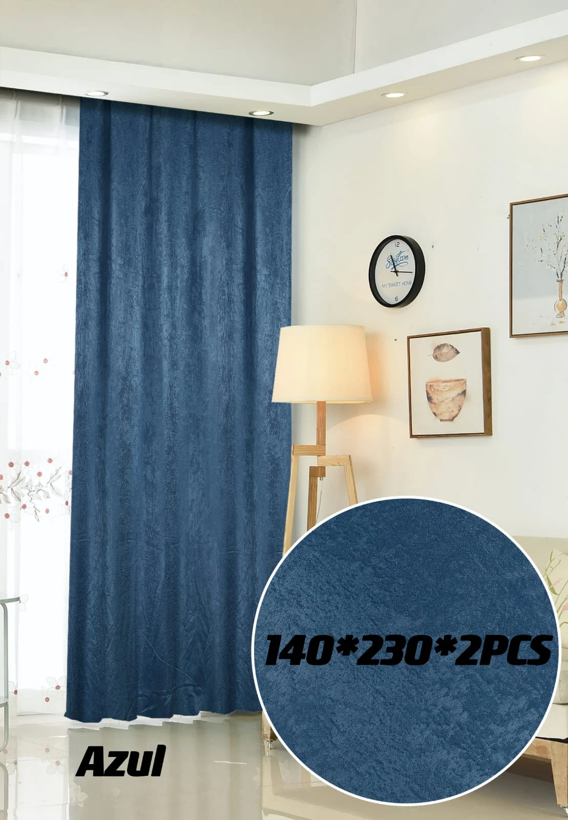 dcc58496-0305-4bd6-bc25-491dbd216623.webp Pack De 2 Panos De Cortinas Terciopelo Medidas 140x230 Cm - Imagen 1