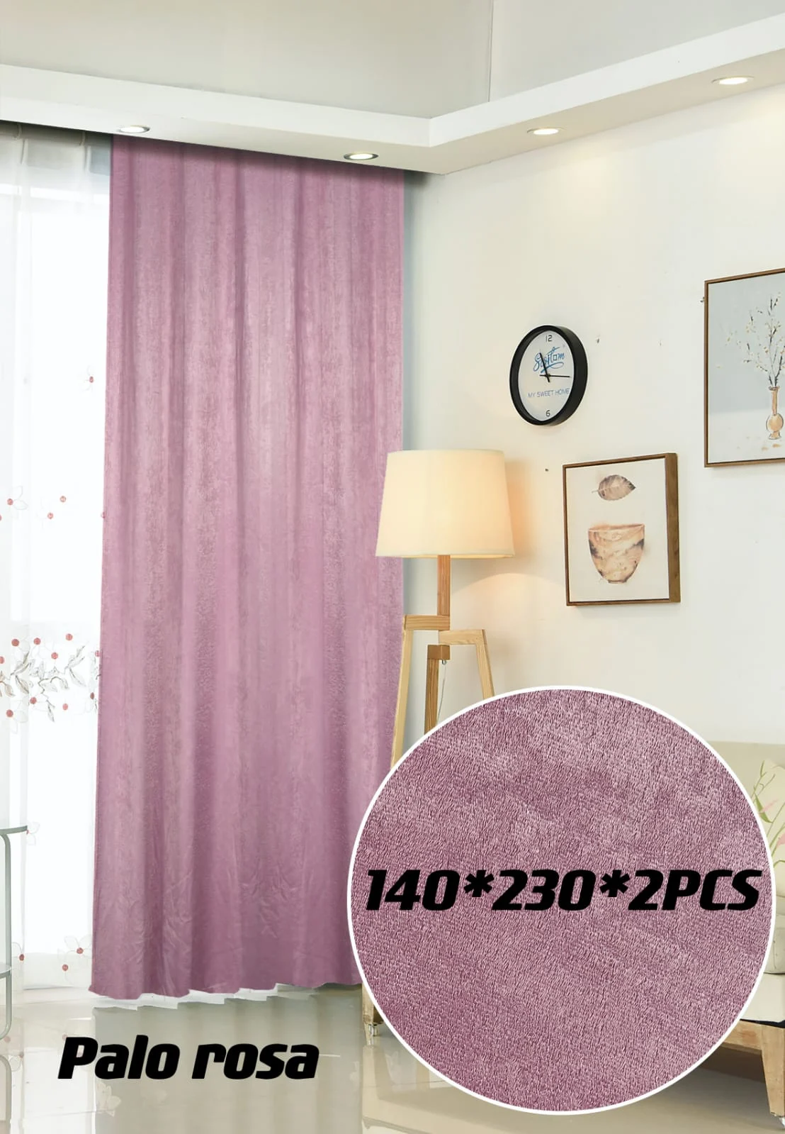 f145a818-48cd-45f2-8060-fadc4c167f01.webp Pack De 2 Panos De Cortinas Terciopelo Medidas 140x230 Cm - Imagen 1