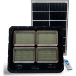 REFLECTOR SOLAR MCASA 500W LED LUZ BLANCA EXTERIOR CARCASA NEGRO