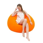 SILLON INFLABLE MODERNO NARANJA - Imagen 2