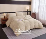 COBERTOR CON CHIPORRO DE CONEJO MEIPULIS 2 PLAZAS COLOR BEIGE - Imagen 2