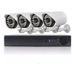 Kit Cctv 4 Camaras De Seguridad Mas Dvr 1080P Full HD
