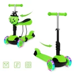 SCOOTER MONOPATIN 3 EN 1 AJUSTABLE VERDE - Imagen 2