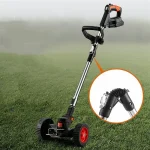 CORTADOR DE CESPED INAL?MBRICO CON RUEDAS PARA JARDIN - Imagen 2