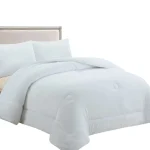 COBERTOR DE INVIERNO PLUSH LISO KING COLOR BLANCO
