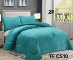 COBERTOR DE INVIERNO PLUSH LISO 2 PLAZAS COLOR CALIPSO - Imagen 2