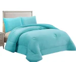 COBERTOR DE INVIERNO PLUSH LISO KING COLOR CELESTE
