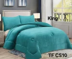 COBERTOR DE INVIERNO PLUSH LISO KING COLOR CALIPSO - Imagen 2