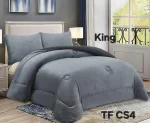 COBERTOR DE INVIERNO PLUSH LISO KING COLOR GRIS - Imagen 2