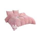 COBERTOR CON CHIPORRO DE CONEJO MEIPULIS 2 PLAZAS COLOR ROSA