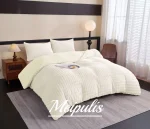 COBERTOR CON CHIPORRO DE CONEJO MEIPULIS 2 PLAZAS COLOR BLANCO - Imagen 2