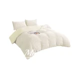 COBERTOR CON CHIPORRO DE CONEJO MEIPULIS 2 PLAZAS COLOR BLANCO