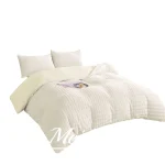 COBERTOR CON CHIPORRO DE CONEJO MEIPULIS 2 PLAZAS COLOR BLANCO