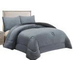 COBERTOR DE INVIERNO PLUSH LISO KING COLOR GRIS