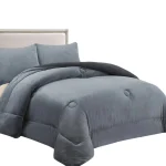 COBERTOR DE INVIERNO PLUSH LISO KING COLOR GRIS