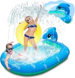 PISCINA INFLABLE CON DELFIN Y LANZA AGUA - Imagen 2