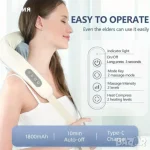 MAQUINA MASAJISTA CON BASE PARA RELAJACIÓN MUSCULAR USB - Imagen 2