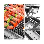 Parrilla De Carbon Portatil Plegable De Mesa Picnic Viajes - Imagen 3