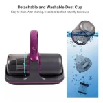 Aspiradora De Mano Colchon Muebles Alfombras Antiacaros - Imagen 4