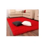 Alfombra Peludas Livianas 200x240 cm Rojo