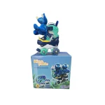 Patines 4 Ruedas Luminosas Y Accesorios Dinopatin XS Azul - Imagen 2